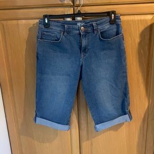 Style and Company skimmer Jean shorts